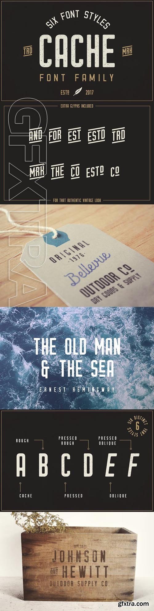 Cache - Vintage Font Family