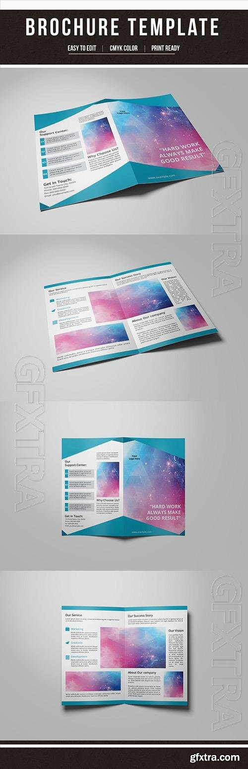 Business Brochure Layout with Blue Accents 199626791