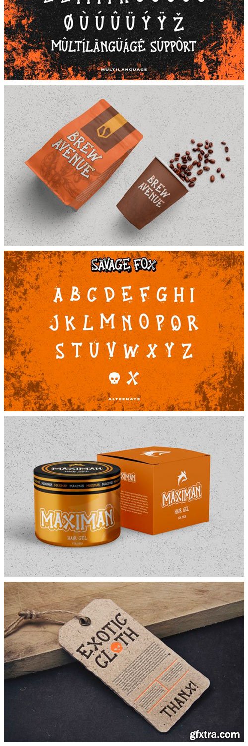 Savage Fox Font