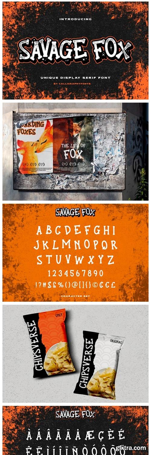 Savage Fox Font