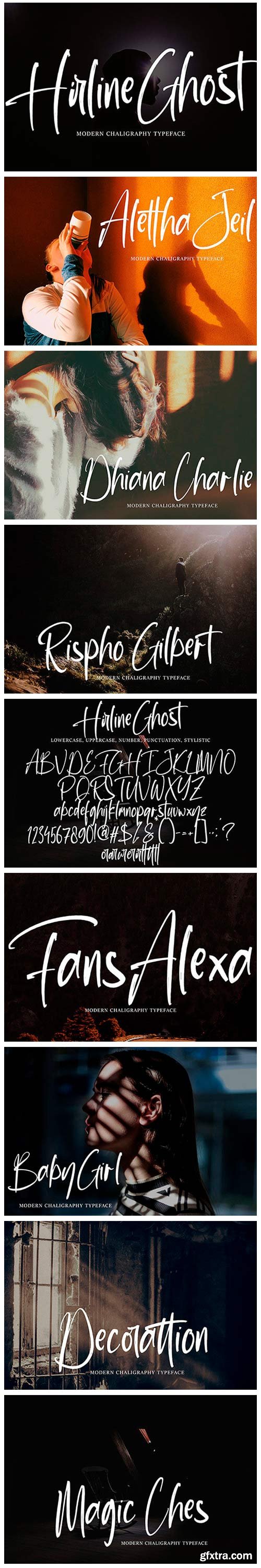 Hirline Ghost Font