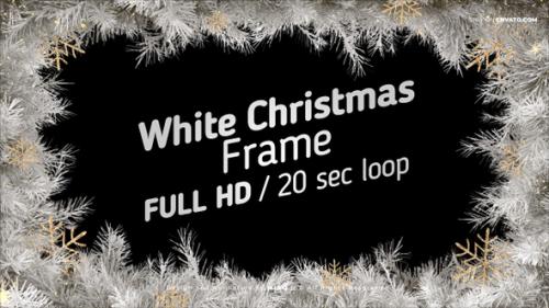 Videohive - White Christmas Frame - 35085485 - 35085485