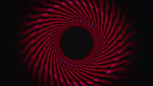 Videohive - Red swirling moving tunnel on black background - 35095785 - 35095785