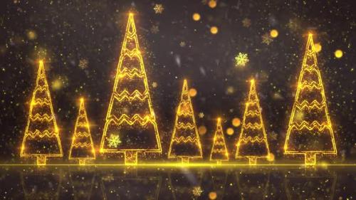 Videohive - Christmas Trees Background 2 - 35098400 - 35098400