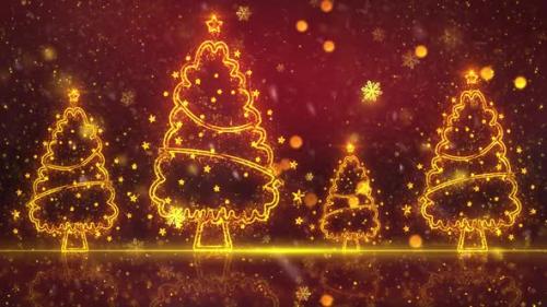 Videohive - Christmas Trees Background 4 - 35099490 - 35099490