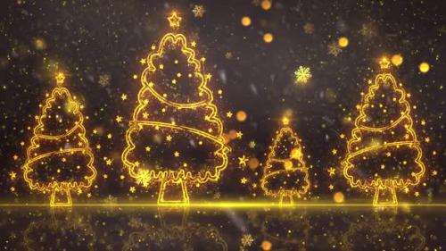 Videohive - Christmas Trees Background 5 - 35099494 - 35099494