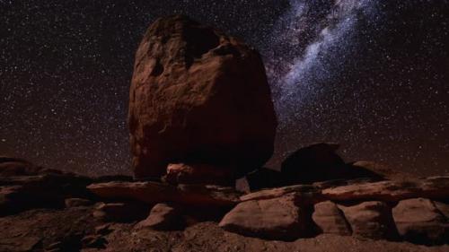 Videohive - Milky Way Over Bryce Canyon National Park of Utah - 35104112 - 35104112