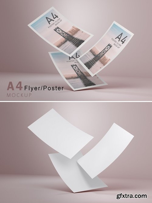 A4 Flyer Mockup V.6