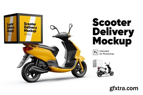 Scooter Delivery Mockup