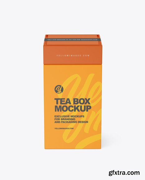 Square Tea Box Mockup 89119