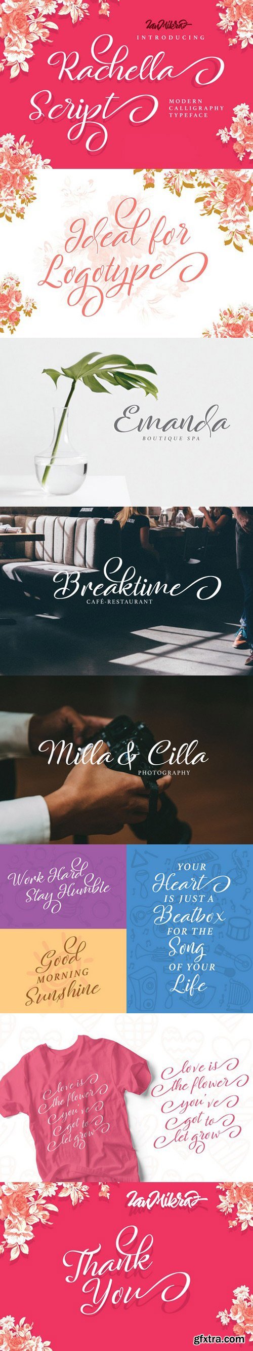 Rachella Script Font