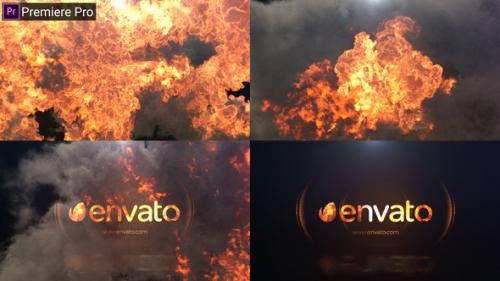 Videohive - Fire Explode Logo Opener- Premiere Pro - 34758558 - 34758558