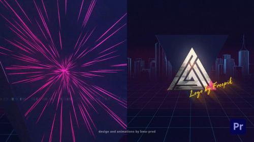 Videohive - VHS Logo Opener For Premiere Pro - 35103392 - 35103392