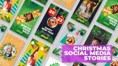 Videohive - Christmas Social Media Stories - 35110319 - 35110319