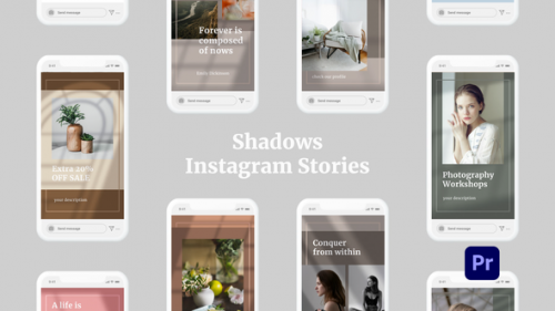 Videohive - Shadows Instagram Stories for Premiere Pro - 35111019 - 35111019