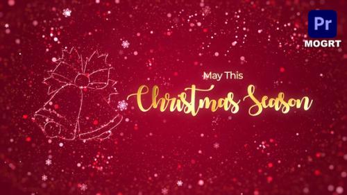 Videohive - Christmas Wishes Opener Mogrt - 35115600 - 35115600