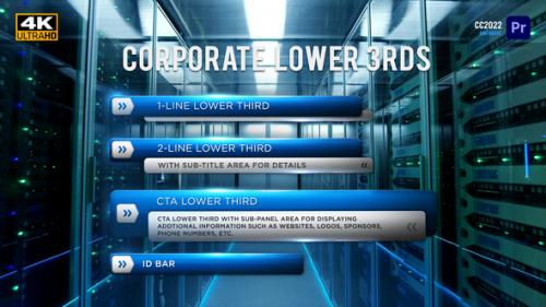 Videohive - Corporate Lower Thirds | MOGRT for Premiere Pro - 35125839 - 35125839