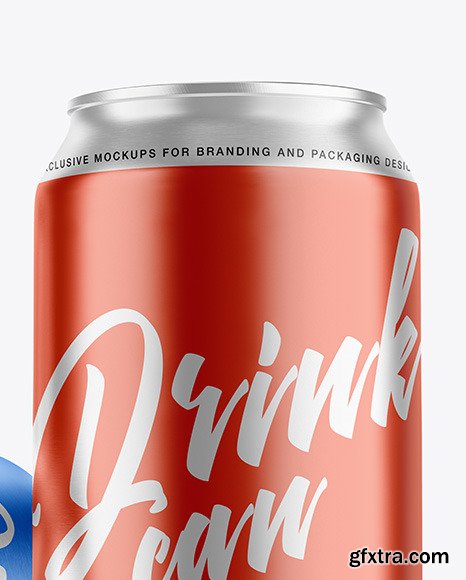 Three Aluminium Drink Cans Mockup 89020