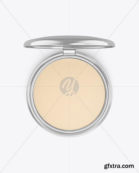 Metallic Cosmetic Powder Mockup 89000