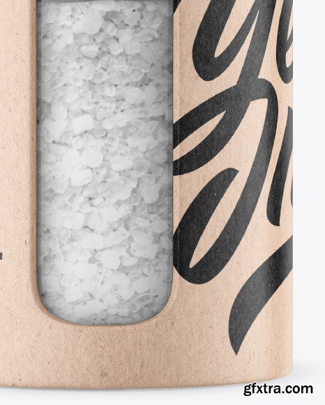 Metallic Spice Jar w/ Salt Mockup 88986