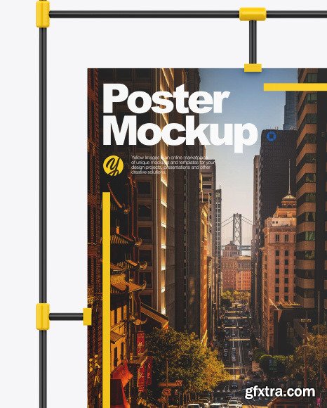 Stand with Poster Mockup 88967