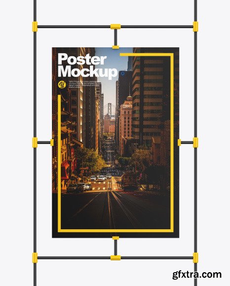 Stand with Poster Mockup 88967