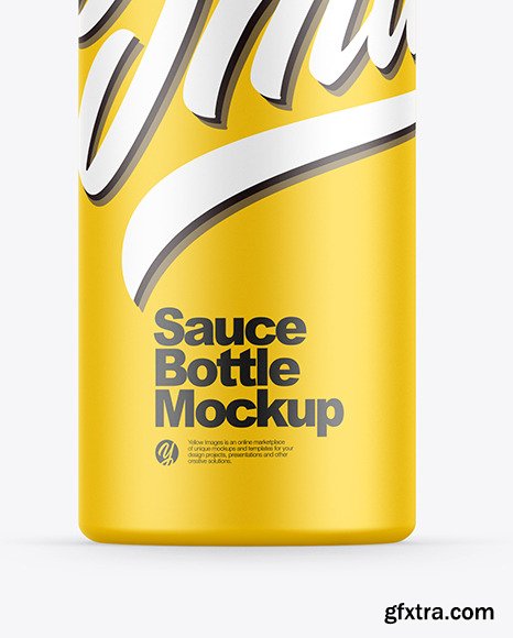 Plastic Sauce Bottle Mockup 88961