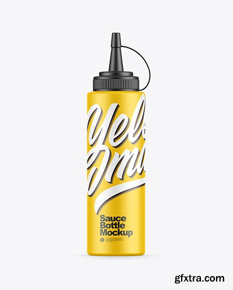 Plastic Sauce Bottle Mockup 88961