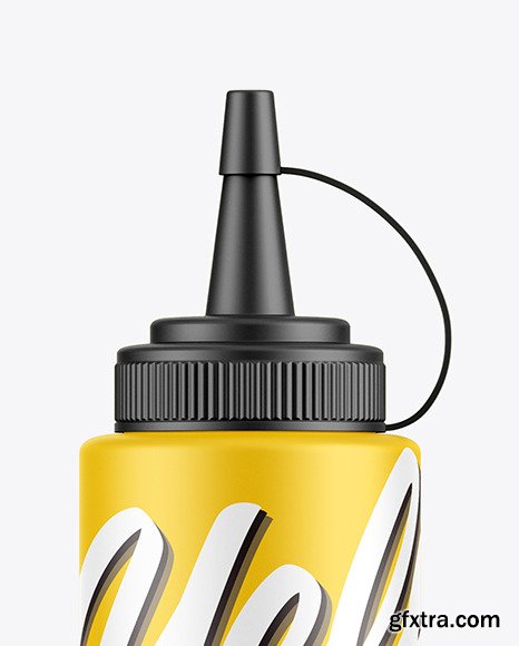 Plastic Sauce Bottle Mockup 88961