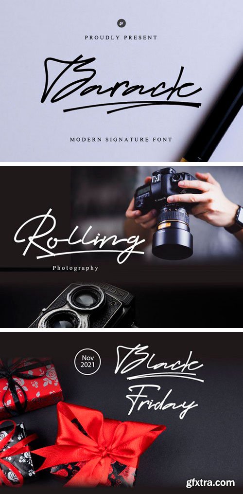 Barack Handwritten Font