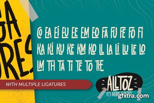 Alltoz - It\'s Weird Typeface