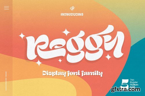 Reggy - Fun Retro display font