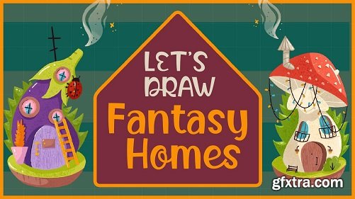 Let\'s Draw Fantasy Houses | Procreate Illustration