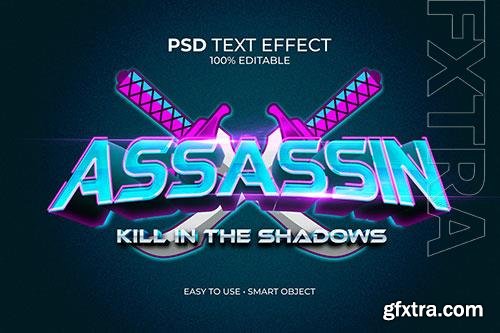 Esport Assassin Logo Text Effect