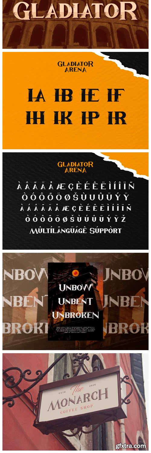 Gladiator Arena Font