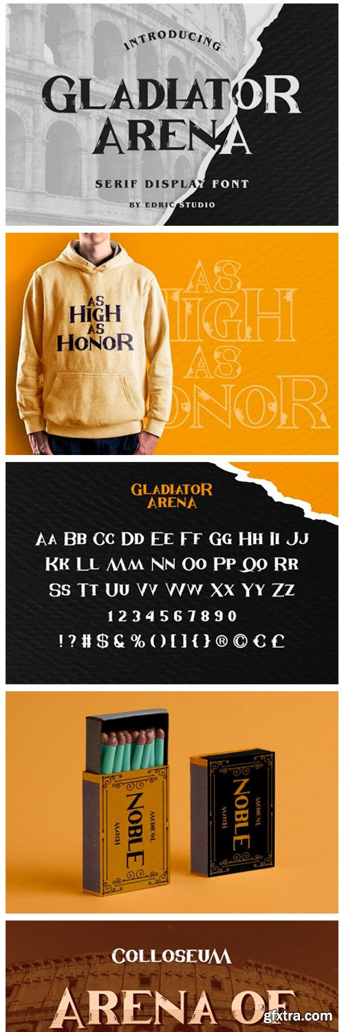 Gladiator Arena Font