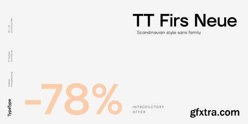 TT Firs Neue Font Family - 18 Fonts