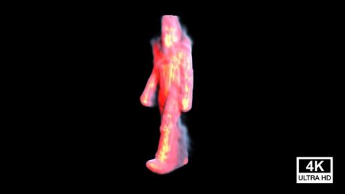 Videohive - Walking Lava Fire Man - 35158591 - 35158591