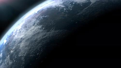 Videohive - Earth Original Cinematic Sun Rise Above Earth Animation 05 - 35158777 - 35158777