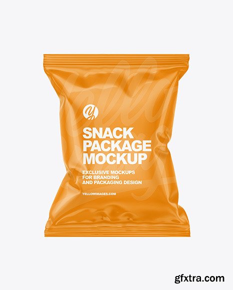 Glossy Snack Package Mockup 87053