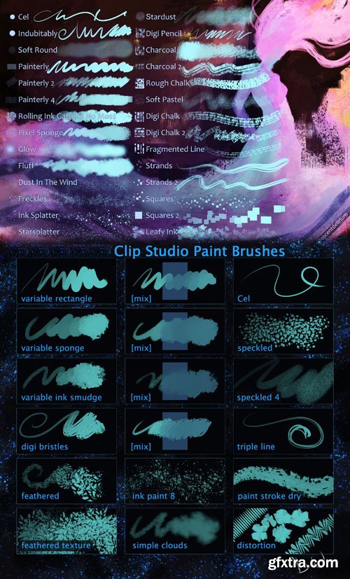 70+ Clip Studio Paint Brushes Collection