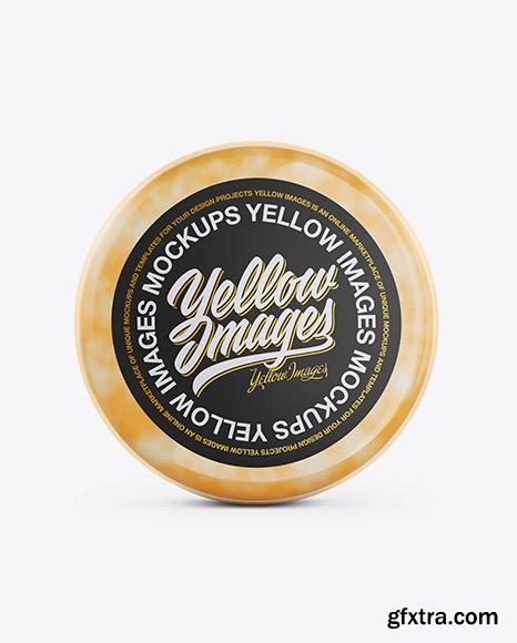 Marble Cheese Wheel Mockup 33619