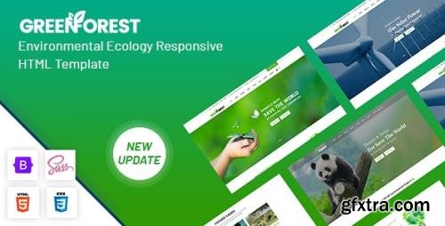 ThemeForest - GreenForest v2.0.0 - Environmental Ecology Responsive Template - 19671308