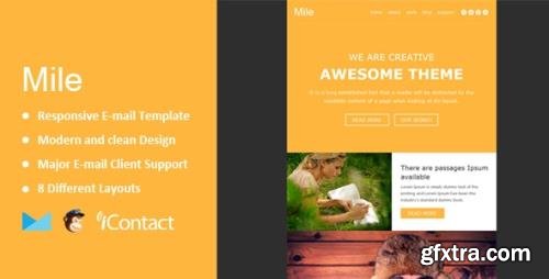 ThemeForest - Mile v1.0 - Responsive E-mail Template + Themebuilder Access (Update: 31 January 15) - 10158677