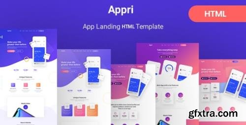 ThemeForest - Appri v1.0 - App Landing HTML5 Template - 24625178