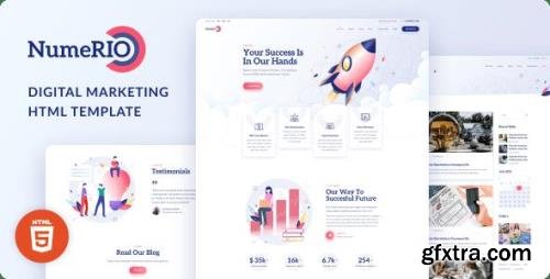 ThemeForest - Numerio v1.0 - Digital Marketing Landing Page HTML Template - 35031260