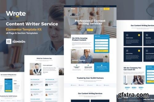 ThemeForest - Wrote v1.0.0 - Content Writing & Copywriting Template Kit - 35127189