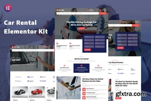 ThemeForest - Kareta v1.0.0 - Car Rental Services Elementor Template Kit - 35158376