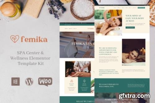 ThemeForest - Femika v1.0.0 - Spa Center & Wellness Elementor Template Kit - 35042602