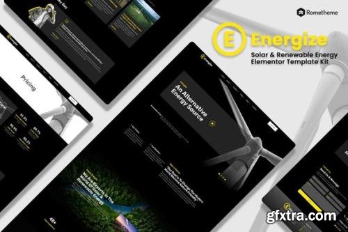 ThemeForest - Energize v1.0.1 - Solar & Renewable Energy Elementor Template Kit - 34936849